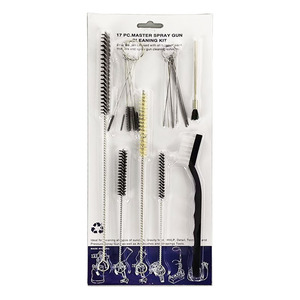 Kit de nettoyage de pistolet de pulvérisation, 8 pièces, avec brosse en nylon à aiguille, grande brosse d'entretien K3 pour équipement de peinture automobile - Product Image 3