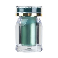 Emballage intérieur en acrylique coloré, flacons de médicaments en PS, boîte de capsules molles, conteneur de produits pharmaceutiques avec couvercle à vis