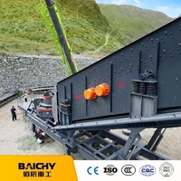 Vente flash : installation de production de sable à moyenne échelle, haute performance, 100-260 t/h, 2x90 kW, concasseur mobile VSI