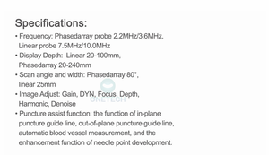 B26H Double tête sans fil Mini Wifi portable Double têtes sonde de réseau de Phase linéaire Ecografo Portatil ultrasons Doppler couleur - Product Image 2