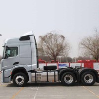 Truk Traktor Tugas Berat SHACMAN 6x4 Prime Mover untuk Transportasi Kargo Jarak Jauh