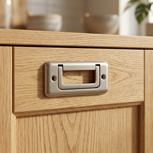 Rectangle Zinc Alloy Drawer Pull Handle Traditional Design Durable for Kitchen <b>Cabinet</b> Wardrobe Living Room Use - Product Image 2