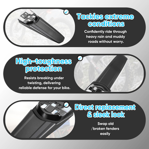 Protection arrière étendue pour moto, garde-boue arrière allongé en plastique, compatible avec les modèles Light X S X160 X260 - Product Image 3