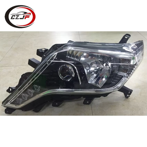 CZJF New LED Head Lamp Headlights <strong>Assembly</strong> for Land Cruiser Prado <strong>Middle</strong> East 2014 2015 2016 2017 81150-0G060 81110-0G060 - Product Image 2