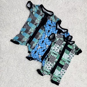 Bebek Bambu Uyku Tulumu Yazlık Çift Yönlü Fermuarlı Unisex Yeni Ürünler Bambu Giyim Toptan Özel Bambu Şortlar - Product Image 2