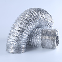 Tuyau de climatisation Flexible, en feuille d'aluminium, convient aussi pour des conduits de cuisine