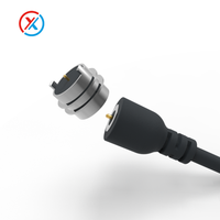 Connecteur d'alimentation magnétique circulaire 12V 3A DC, connecteur mâle-femelle pour adaptateur secteur, câble de charge à broches Pogo