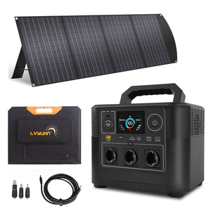 Générateur solaire portable 1200W 2000W 110V 220V, système d'énergie solaire tout-en-un, batterie - Product Image 2