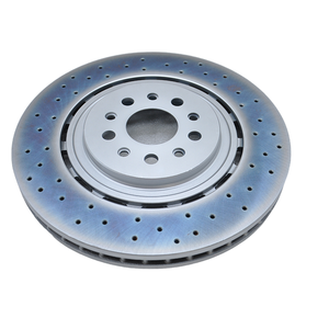 670030935 Disque de <span class=keywords><strong>frein</strong></span> <span class=keywords><strong>avant</strong></span> ventilé percé et fendu 360mm Revêtement en poudre à haute chaleur antichoc Durable sans poussière pour Maserati - Product Image 1