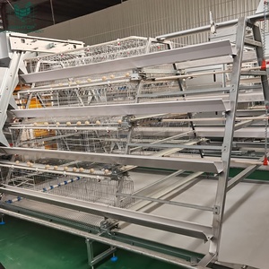 Ouganda Kenya Ferme de volaille nouvel état 4 pneus couche batterie <span class=keywords><strong>Poulailler</strong></span> Poule Cages à vendre à bas prix - Product Image 6