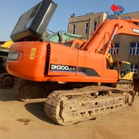 Excavatrice hydraulique d'occasion Doosan DX300 30 tonnes pour travaux de construction