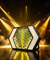 Projecteur de scène LED rétro 150W, couleur ambre RGBW avec mapping de pixels DMX RDM pour effets de fond de concert et flash