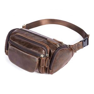 Elegante Riñonera Deportiva de Cuero Genuino para Hombre y Mujer - Product Image 1