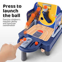 Zhorya Mini Jeu de Basket de Bureau Interactif avec Compteur de Points, Double Jeu de Doigts en Plastique