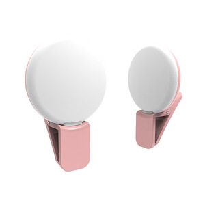 Anillo de Luz LED X611 para Selfies, Mini Lámpara de Video Recargable para Teléfono, Anillo de Luz Portátil para Fotografía Móvil con Clip - Product Image 1