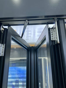 Thông minh tự động Bi-Fold hệ thống cổng với điều khiển từ xa và cảm biến an toàn, thiết kế hiện đại cho biệt thự và xây dựng thương mại - Product Image 6