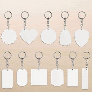 Cadeaux promotionnels pour les activités d'entreprise, porte-clés personnalisés avec logo imprimé, porte-clés par sublimation - Product Image 3