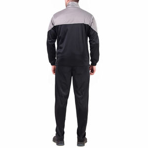 Conjunto Deportivo de Pantalones y Chaqueta con Cierre Completo para Hombre, Estilo Casual de Invierno, Corte Regular, Ropa Deportiva de Secado Rápido, Transpirable, para Entrenamiento, Color Sólido - Product Image 3