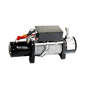 12500Lbs Capacité de Traction 4X4 Application Électrique <span class=keywords><strong>12V</strong></span> Câble D'alimentation electric_winch Avec Corde - Product Image 1