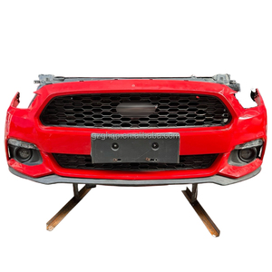 Ensemble de pare-chocs avant comprenant la calandre, les feux de brouillard, le ventilateur de radiateur et le kit carrosserie rouge pour les modèles <span class=keywords><strong>Ford</strong></span> <span class=keywords><strong>Mustang</strong></span> 2015-2017. - Product Image 5