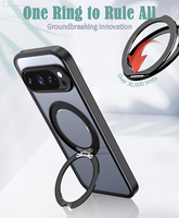 Pour Google Pixel 9 Pro anneau magnétique réglable 360 support rotatif étui de téléphone portable antichoc