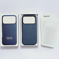 Étui en cuir officiel pour coque de chargement magnétique sans fil pour iPhone 18 17 Pro Max Air 16 15 Pro Max, housse anti-chute originale