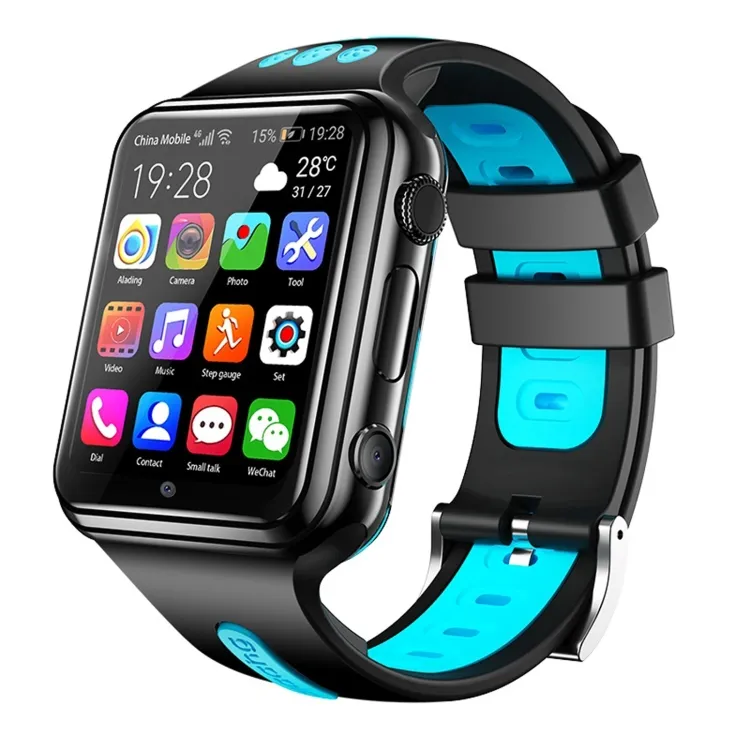 W5 1.54 pouces écran complet double caméras montre de téléphone intelligent prise en charge de la carte SIM GPS 4g montres intelligentes avec gps et appel montre pour enfants