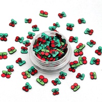 Bulk 1Kg Diy Craft Slijm Fruit Gele Citroen Limoen Polymeer Hagelslag Aardbei Watermeloen Plakjes Mix Polymeer Klei Hagelslag