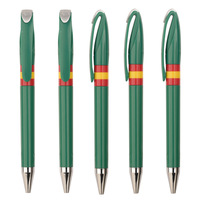 Bolígrafo Personalizado con Anillo de Color de Bandera, Diseño de 3 Anillos con Diseño de País, Logotipo Personalizado, Bolígrafo Promocional