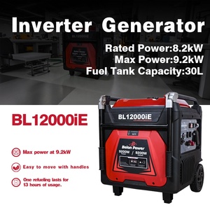 Generador Pequeño de 8.2KW con Tanque de 30L para Barbacoa al Aire Libre, Generador Portátil Silencioso de Gasolina de 9.2kw para Camping - Product Image 2