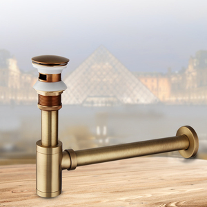 Jieni thiết kế hiện đại tường cống xuống ống G1 1/4 chai bẫy rửa lưu vực Siphon cho khách sạn phòng tắm - Product Image 5