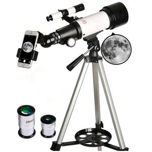 Télescope astronomique réfracteur monoculaire <span class=keywords><strong>F40070M</strong></span> pour enfants et débutants, avec sac de transport et adaptateur pour téléphone, télescope d'extérieur - Product Image 1