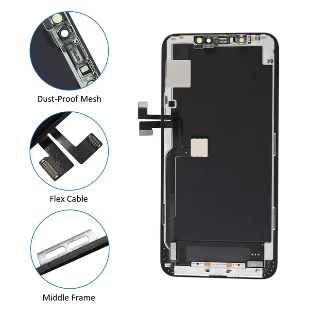 High Quality for iPhone X 6 6s 7 8 11 Incell LCD Display All Models Digitizer Touch Screen Replacement Parts