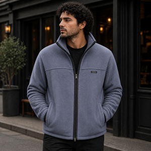 Veste décontractée pour homme à fermeture éclair intégrale, légère, respirante, coupe-vent, idéale pour les voyages d'hiver, la gym, la course à pied, le streetwear et le quotidien - Product Image 5