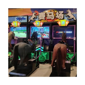 Parque de Atracciones carnaval operado por monedas West cowboy Arcade simulador electrónico juego de carreras de <span class=keywords><strong>caballos</strong></span> Bling máquina de juegos para la venta - Product Image 3