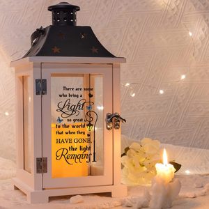 Lanterne commémorative pour la perte d'un être cher, cadeau de sympathie, bougie de commémoration, célébration de la vie - Product Image 1