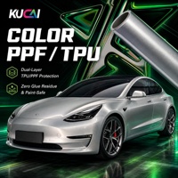 KUCAI Super Glossy Color PPF TPU GT Silver Anti Gores Self-repair Roll Body Car Wrap Body Film Supplier Tpu