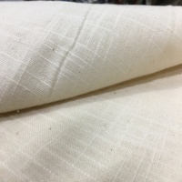 Tissu SLUB 100% Coton Biologique Écologique Léger Certifié GOTS Fabriqué en Inde pour Vêtements de Garçons, Sacs, Rideaux, Jouets, Housses