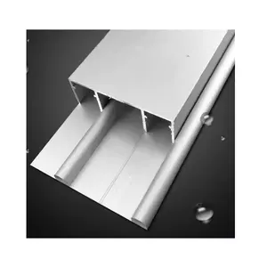 Profil aluminium untuk lemari pakaian pintu kaca bingkai aluminium lemari pakaian pintu geser