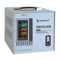 Mingch Venta caliente 220 V monofásico automático 1KVA estabilizador de tensión regulador