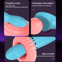 Meistverkauftes Gesichtsreinigungsgerät Sexspielzeug Stoßvibrator Schönheitsbürste für Frauen 10-Gang G-Punkt-Vibration USB
