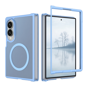 Funda de Lujo para Teléfono Samsung Galaxy Z Fold 8, Magnética, Suave, Mate, Transparente, Resistente a Golpes, Protección de PC Rígida - Product Image 1