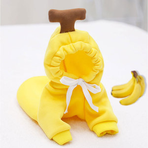 Gugou Dog Hoodie Fruit Costume Winter Pet <b>Clothes</b> Anti <b>Cat</b> Scratch Small To Medium Size - Product Image 4