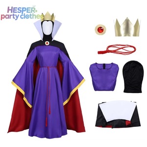 Costumes d'Halloween pour femmes adultes HESPER, costume de reine stepmère, cosplay de conte de fées, reine méchante, anime, ensemble complet en polyester - Product Image 2