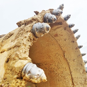 Teeth <b>Drill</b> Bits <b>Auger</b> Buckets High Wear Resistance Construction Machinery Ground Drilling Tools - Product Image 2