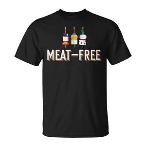 T-shirt haut de gamme pour régime végétarien et végétalien sans viande - Product Image 1