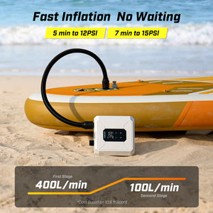 อุปกรณ์เสริมเรือ ไฟส่องสว่างแบบพกพา ปั๊มลมสำหรับสระน้ำ เต็นท์ว่ายน้ำ <span class=keywords><strong>SUP</strong></span> ปั๊มลมแบบเติมลมและปล่อยลมเร็ว - Product Image 3