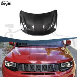 Capot moteur <span class=keywords><strong>SRT8</strong></span> en fibre de carbone, capot moteur avant, kit carrosserie, pièces de voiture pour <span class=keywords><strong>Jeep</strong></span> Wrangler 2013-2019 2014 2015 2016, accessoire de tuning - Product Image 2