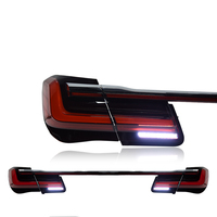 Feux arrière LED KGKB pour BMW Série 7 F01 F02 730i 740i 750i 2009-2015 – Amélioration style G12 avec feux traversants – Plug & Play