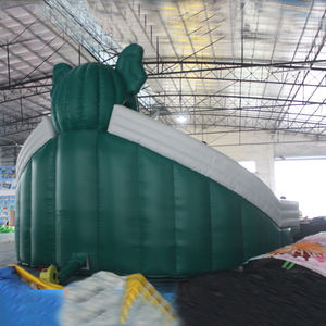 子供のための3つのスライドパスインフレータブル水おもちゃと大人のための人気の販売インフレータブル象プールスライド - Product Image 4